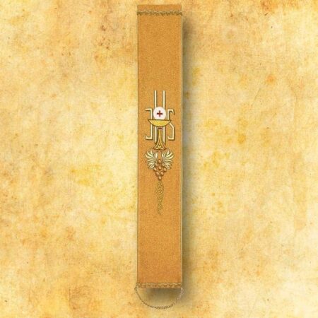 Embroidered Gold Bell Holder