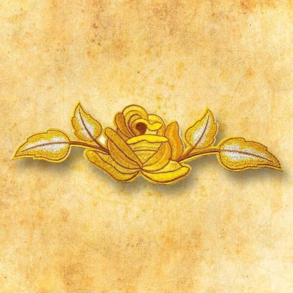 Aplikacja Haftowana "Róża
Złota" Embroidered Applique "Golden Rose"
