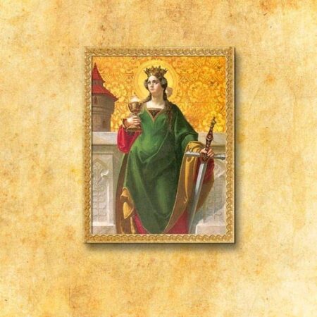 Image on fabric "St. Barbara"