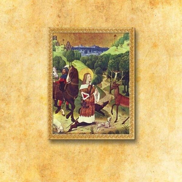 Image on fabric "St. Hubert"