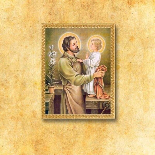 Painting on Fabric "St. Joseph"
