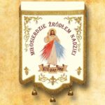 Embroidered banner - Merciful Jesus