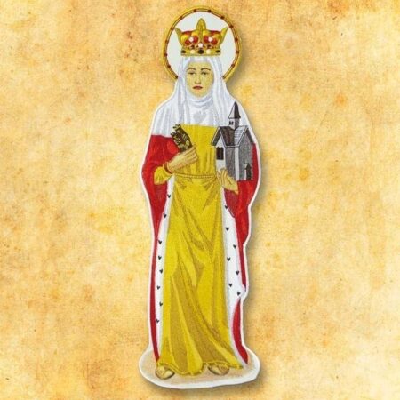 Embroidered appliqué "St. Jadwiga"