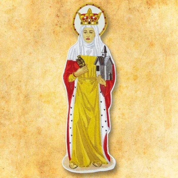 Embroidered appliqué "St. Jadwiga"