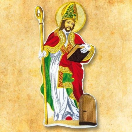 Embroidered appliqué "St. Ambrose"