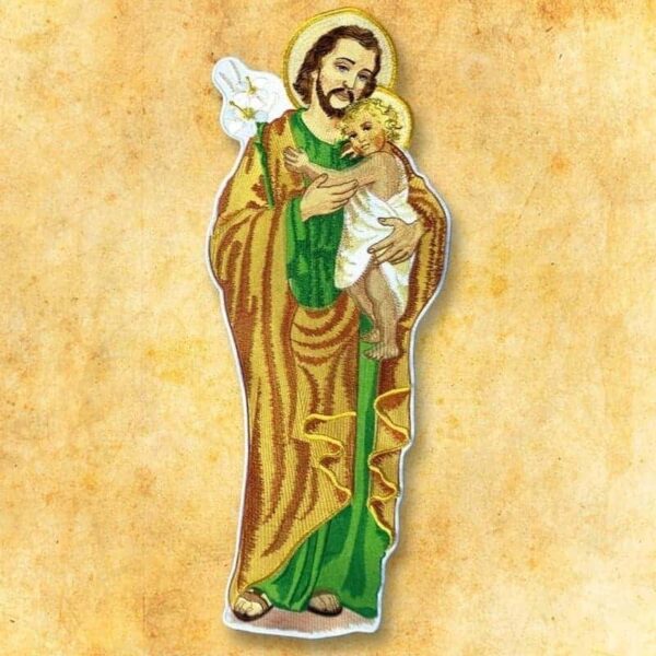 Aplikacja "Św. Józef" Embroidered appliqué "St. Joseph"