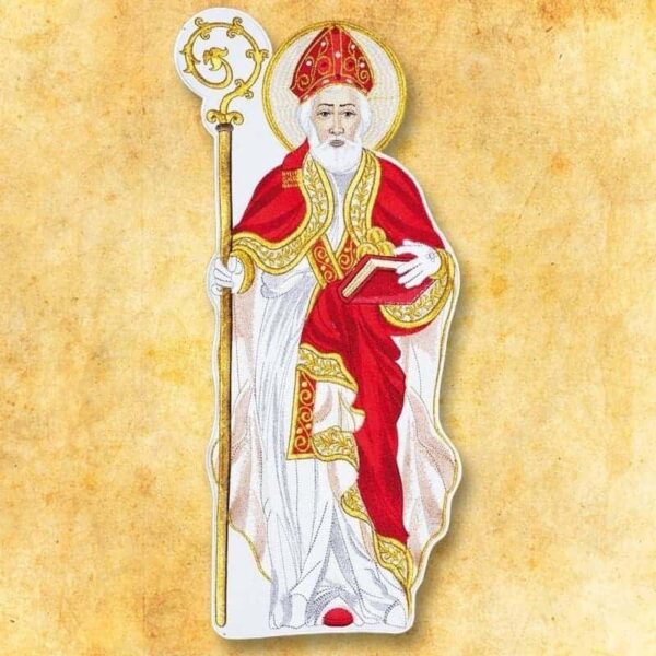 Aplikacja "Św. Mikołaj" Embroidered appliqué "St. Nicholas"