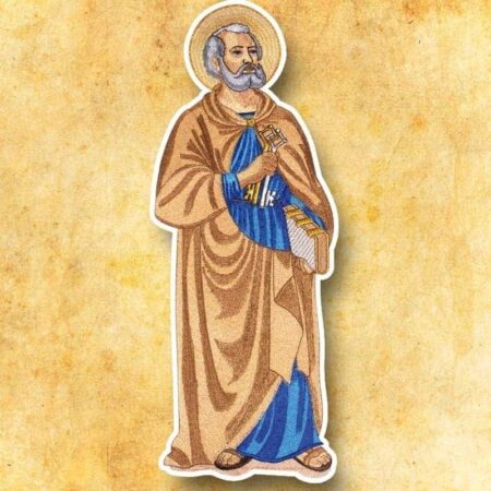 Embroidered appliqué "St. Peter"