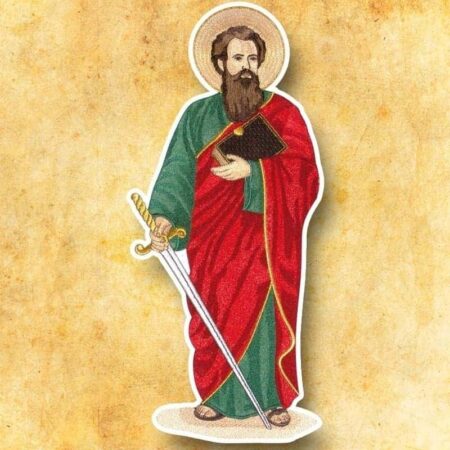 Embroidered appliqué "St. Paul"