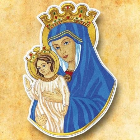 Embroidered appliqué "Mother of Churches"