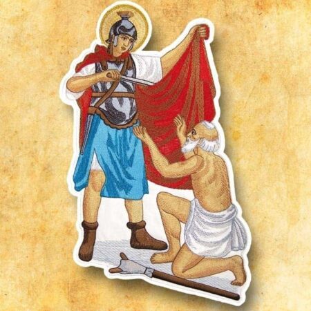 Embroidered appliqué "St. Martin"