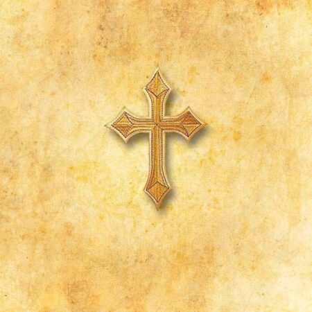 Embroidered appliqué "Cross"