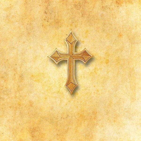 Aplikacja "Krzyż" Embroidered appliqué "Cross"