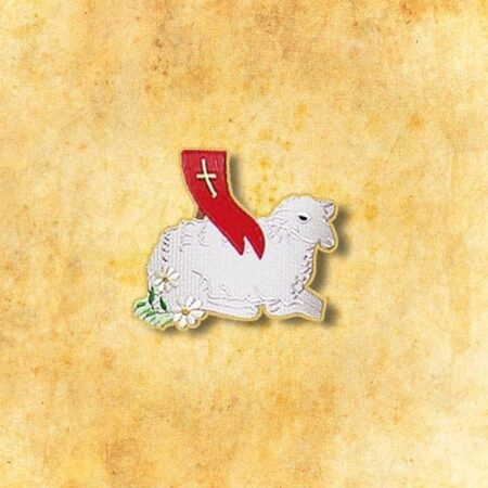 Embroidered appliqué "Lamb"