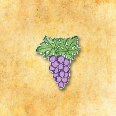 Embroidered appliqué "Grape"