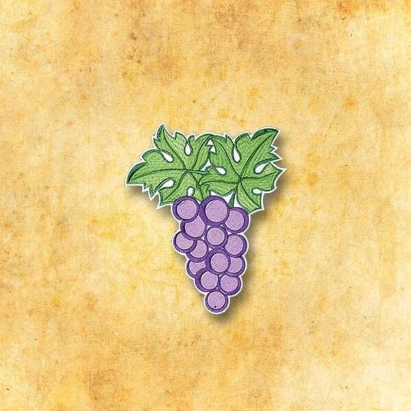 Embroidered appliqué "Grape"