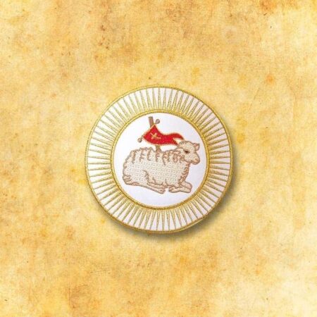 Embroidered appliqué "Lamb"