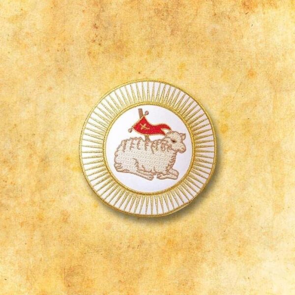 Aplikacja "Baranek" Embroidered appliqué "Lamb"