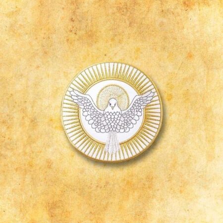 Embroidered appliqué "Holy Spirit"