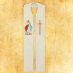 Embroidered stola "Jesus, I Trust in You"