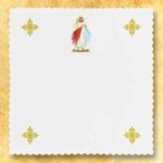 Photo chalice linen "Jesus, I Trust in You"