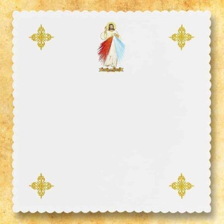 Photo chalice linen "Jesus, I Trust in You"