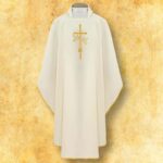 Embroidered wedding chasuble "Sotille"