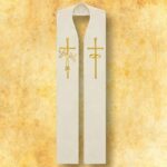 Embroidered wedding stole "Sotille"