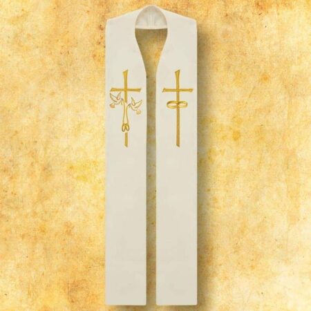 Embroidered wedding stole "Sotille"