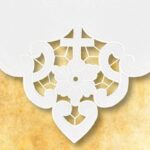 Embroidered napkin "Bianco Fiori" 32x32