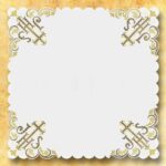 Embroidered "Turin" napkin 95x95