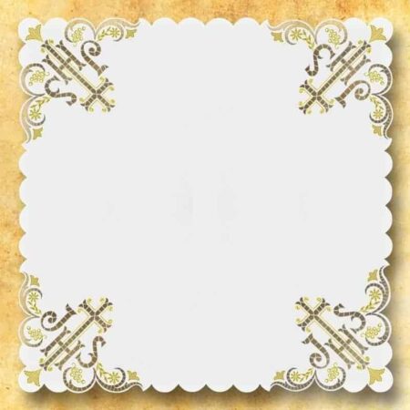 Embroidered "Turin" napkin 95x95