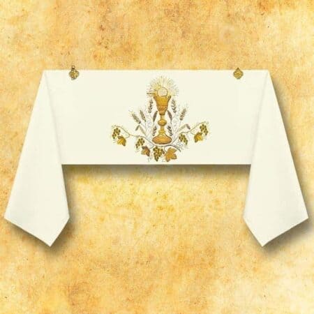 Embroidered shoulder veil "The Chalice"