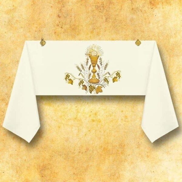 Embroidered shoulder veil "The Chalice"