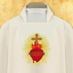 Embroidered chasuble "Heart of Jesus"