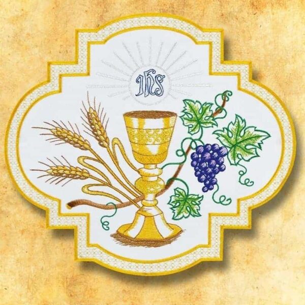Aplikacja "Komunia" Embroidered appliqué "Communion"