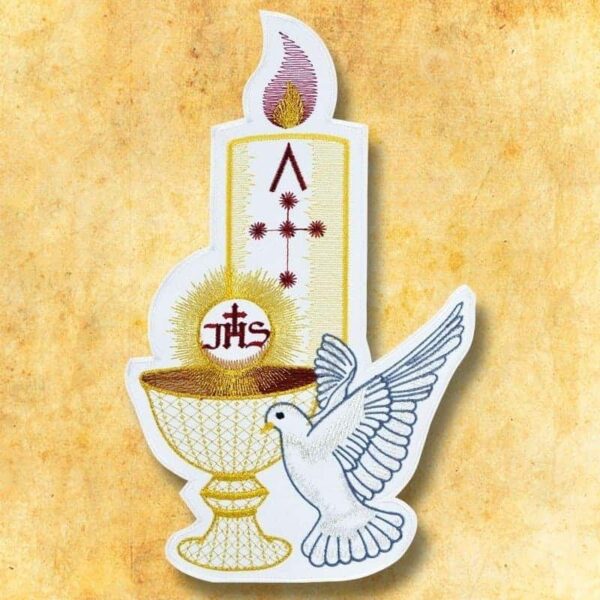 Aplikacja "Duch Święty" Embroidered appliqué "Holy Spirit"