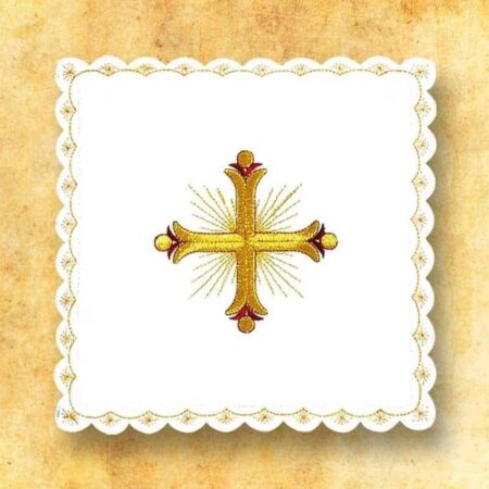 White embroidered ball no. 7