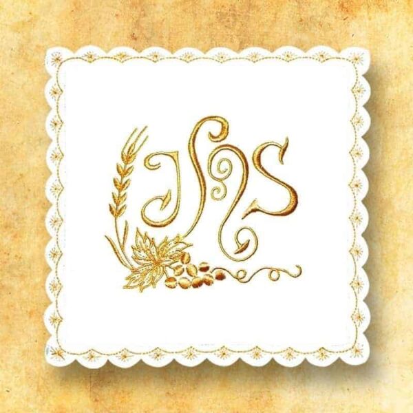 Palka haftowana biała nr 29 White embroidered stick no. 29