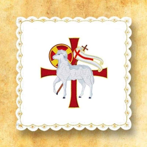 White embroidered stick no. 19