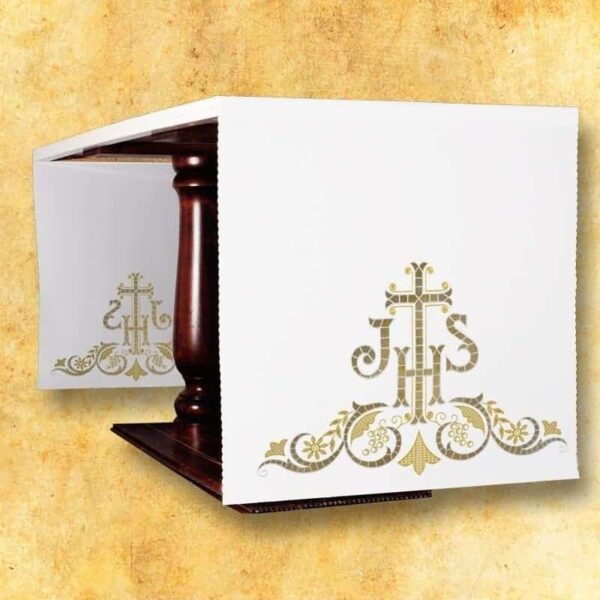 Embroidered tablecloth with sides "Turin"