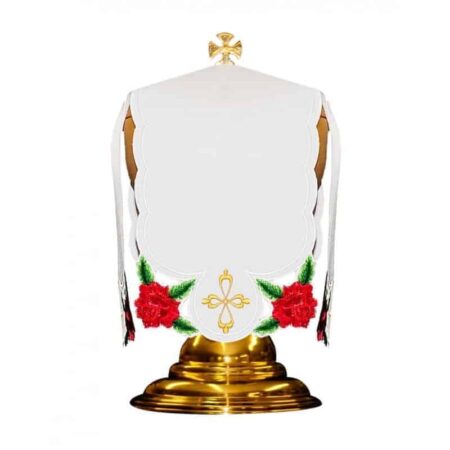 Ciborium Veil for Collection Box "Roses"