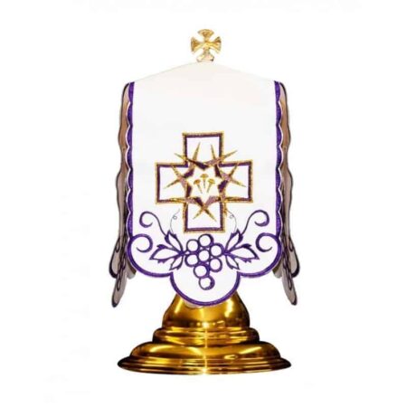 "Thorns and Crosses" Tin Ciborium Veil