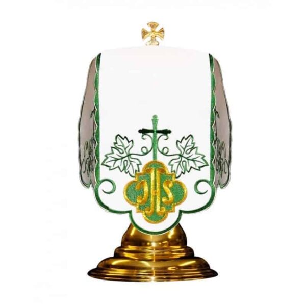 "IHS Green" tin Ciborium Veil