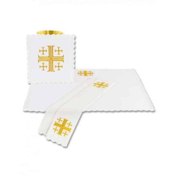 "Jerusalem Crosses" gold chalice underwear