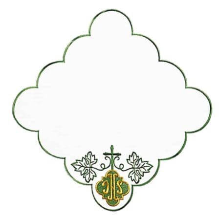 Embroidered napkin "IHS Green" 32x32