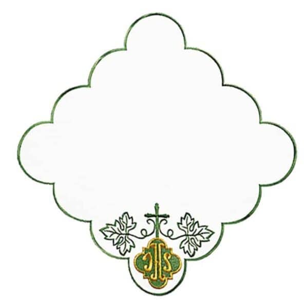 Embroidered napkin "IHS Green" 32x32