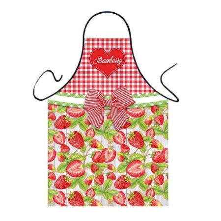Photo apron - strawberries