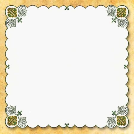 Embroidered Napkin "Ihs Green" 95X95