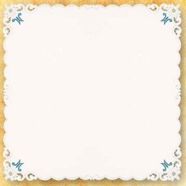Nakładka "Maryjny Florencki" Embroidered Napkin "Florentine Marian" 95X95